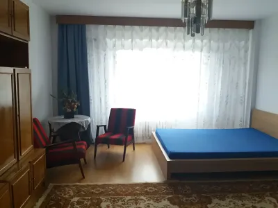 zona de zi garsoniera de inchiriat Sector 2 Bucuresti cu pat